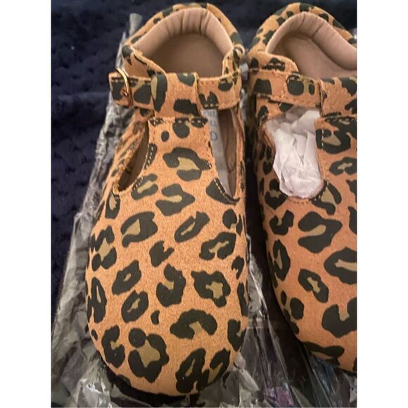 Monkey Feet Animal Print Mary Janes/ Ballet shoes sz 3-4Y - Picture 3 of 8